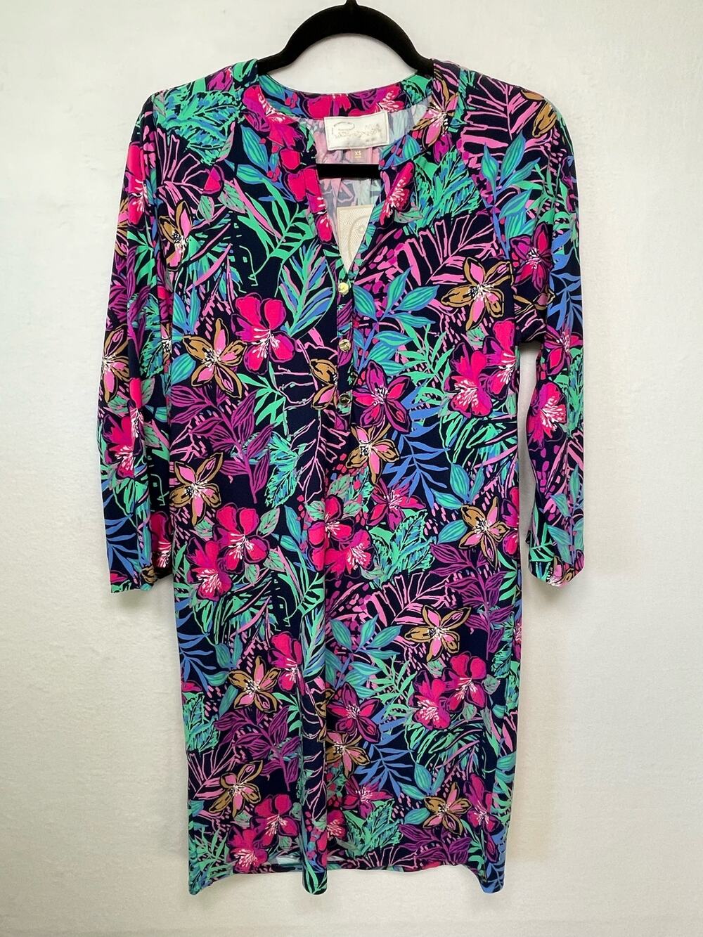 Pappagallo Resort Wear Floral Shift Dress, Size XS, New with Tags!